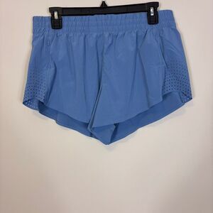 Athleta Blue Hustle 3” Athletic Shorts Size Medium